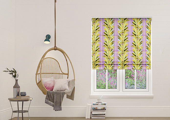 Miami, Yellow - Twist&Fit Roman Blind - Image 3